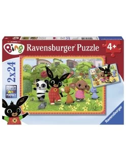 Ravensburger Bing Bunny: Bing En Zijn Vrienden 2X24 Stukjes