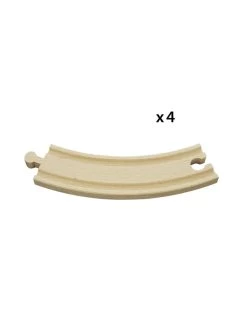 Brio World 33342 Lange Gebogen Rails - Large Curved Tracks