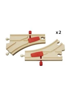 Brio World 33344 Meganische Spoorwissels - Mechanical Switches