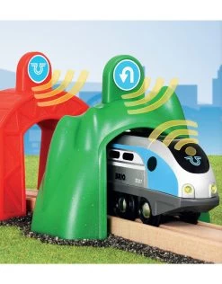 Brio World 33834 Smart Tech Trein Met Actietunnels - Smart Engine With Action Tunnels