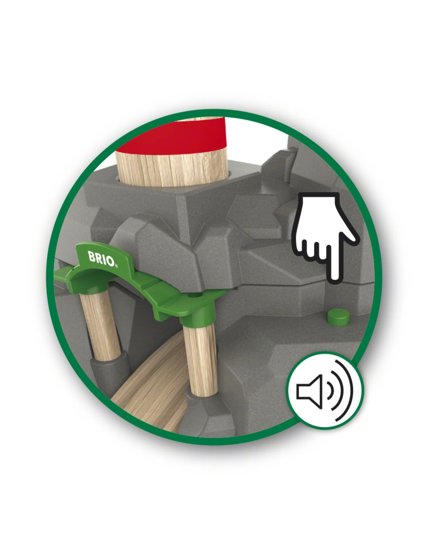 Brio World 33889 Kraan En Bergtunnel - Crane And Mountain Tunnel 2 Brio World 33889 Kraan En Bergtunnel - Crane And Mountain Tunnel - Afbeelding 2