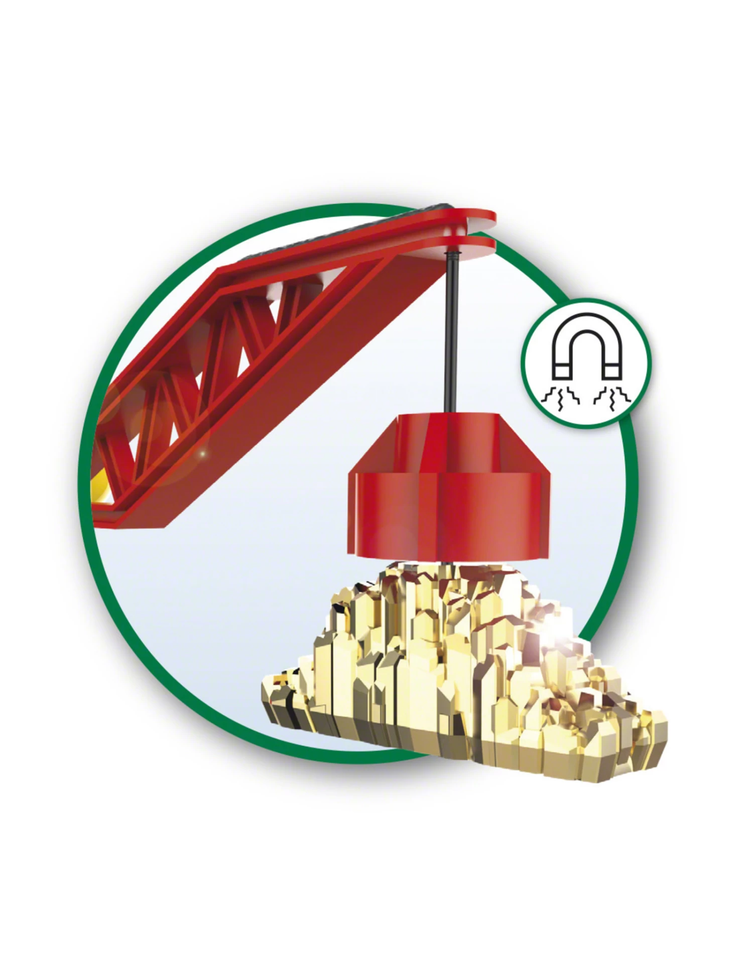 Brio World 33889 Kraan En Bergtunnel - Crane And Mountain Tunnel 3 Brio World 33889 Kraan En Bergtunnel - Crane And Mountain Tunnel - Afbeelding 3
