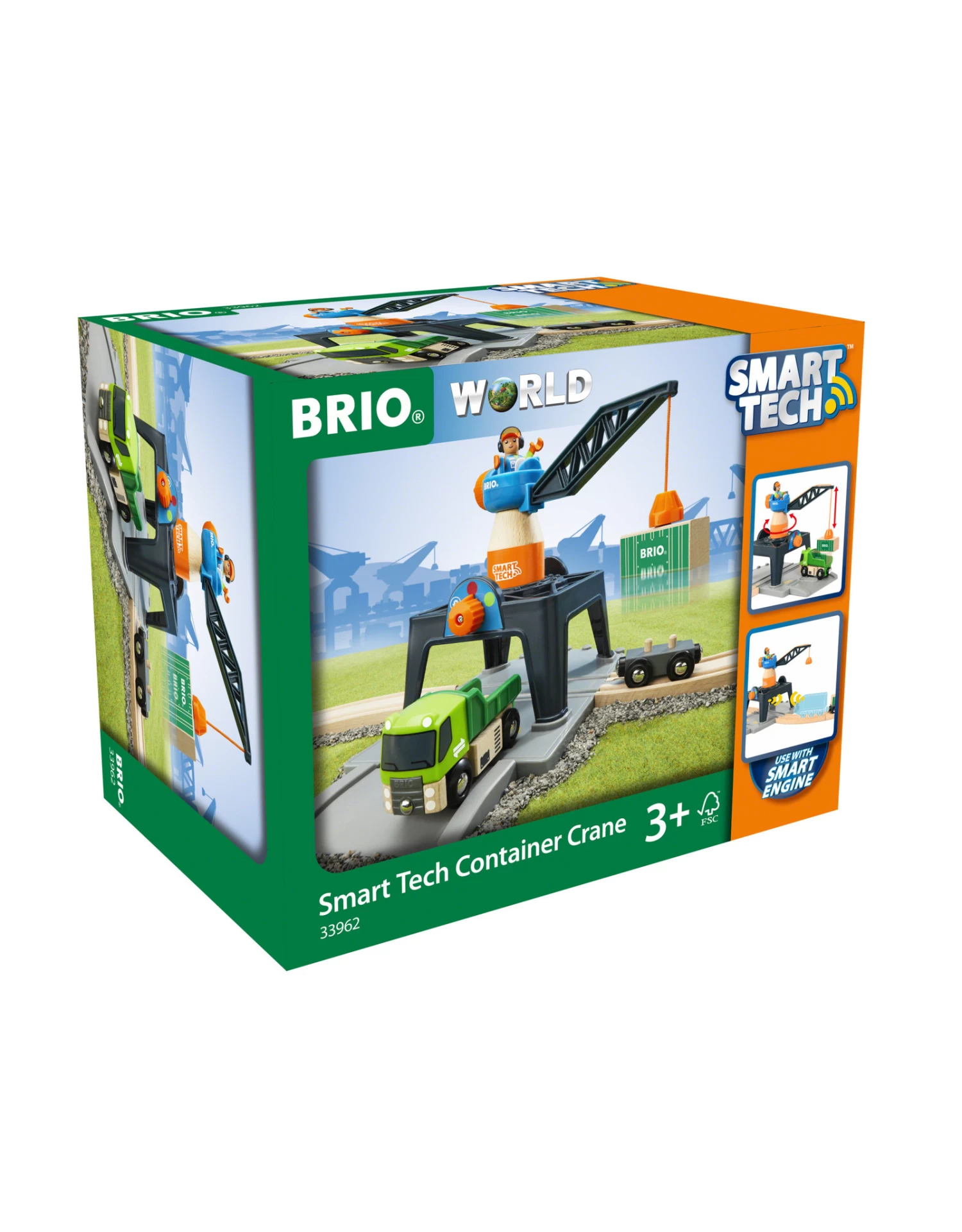 Brio World 33962 Smart Tech Containerkraan - Container Crane 1 Brio World 33962 Smart Tech Containerkraan - Container Crane