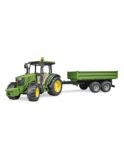 Bruder 02108 John Deere 51115M Met Aanhangwagen (1:16)