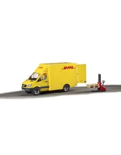 Bruder 02534 MB Sprinter DHL + Handpallettruck -Kinderen Verkoop bruder bruder 02534 mb sprinter dhl handpallettruc 4