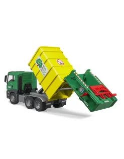 Bruder 03764 MAN TGS Vuilniswagen Met Achterlader, Geel/Groen (1:16) 12 Bruder 03764 MAN TGS Vuilniswagen Met Achterlader, Geel/Groen (1:16) -Kinderen Verkoop bruder bruder 03764 man tgs vuilniswagen met achte 3