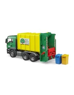 Bruder 03764 MAN TGS Vuilniswagen Met Achterlader, Geel/Groen (1:16) 15 Bruder 03764 MAN TGS Vuilniswagen Met Achterlader, Geel/Groen (1:16) -Kinderen Verkoop bruder bruder 03764 man tgs vuilniswagen met achte 6