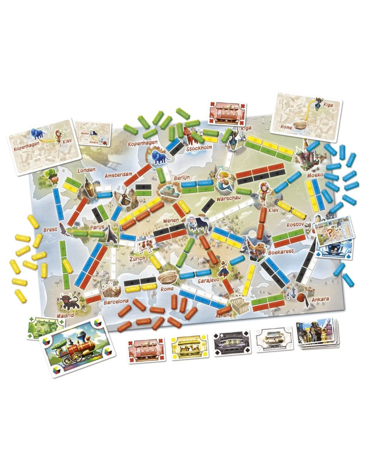 Days Of Wonder Ticket To Ride Mijn Eerste Reis NL 2 Days Of Wonder Ticket To Ride Mijn Eerste Reis NL - Afbeelding 2