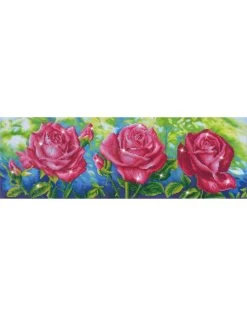Diamond Dotz: Les Roses Du Jardin 82x27cm