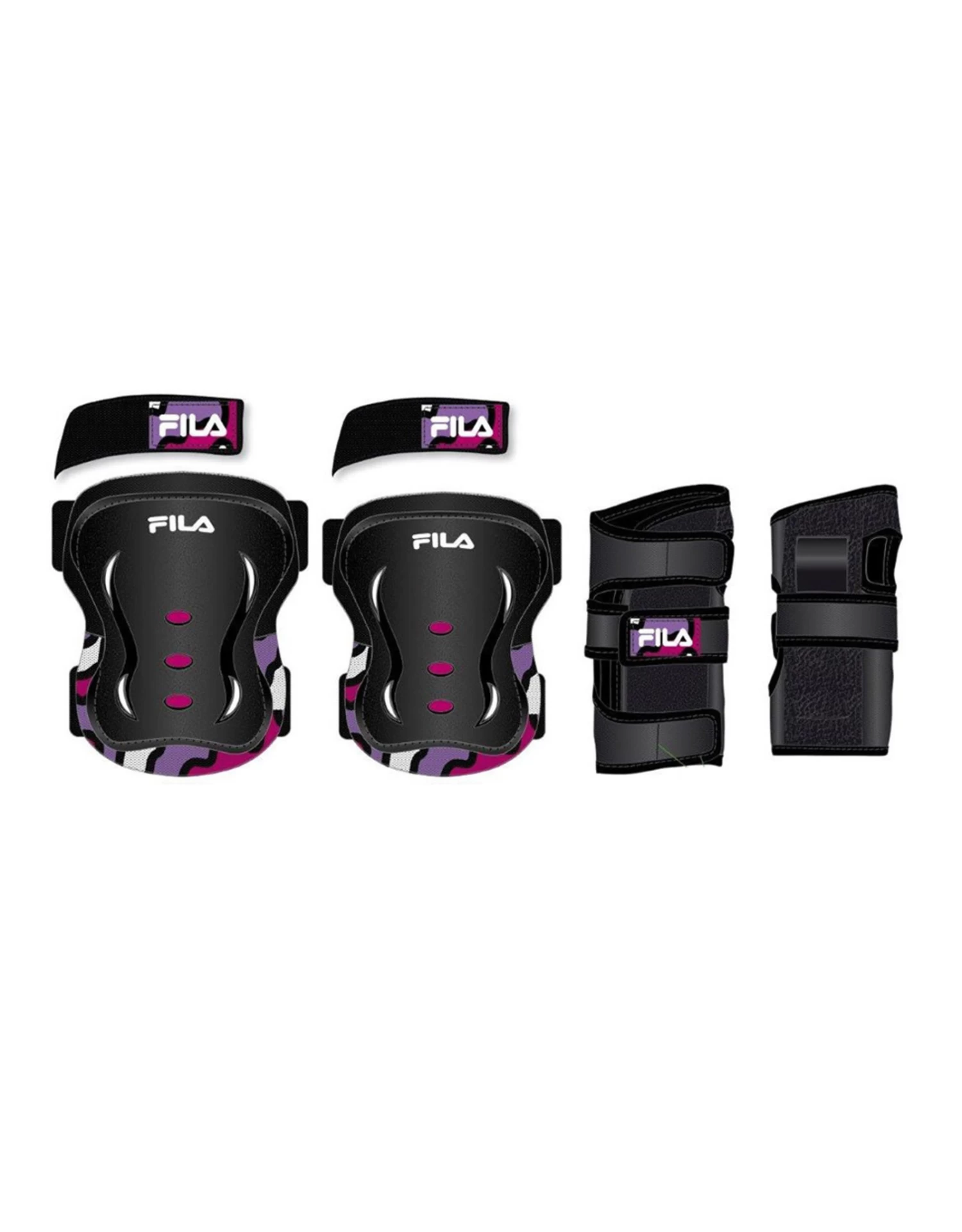 Fila 3-pack Skates Protection - 3-dlg Beschermset Roze XS 2 Fila 3-pack Skates Protection - 3-dlg Beschermset Roze XS - Afbeelding 2