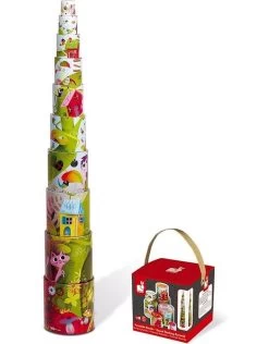 Janod Stapeltoren - Rond Boom (10-delig)