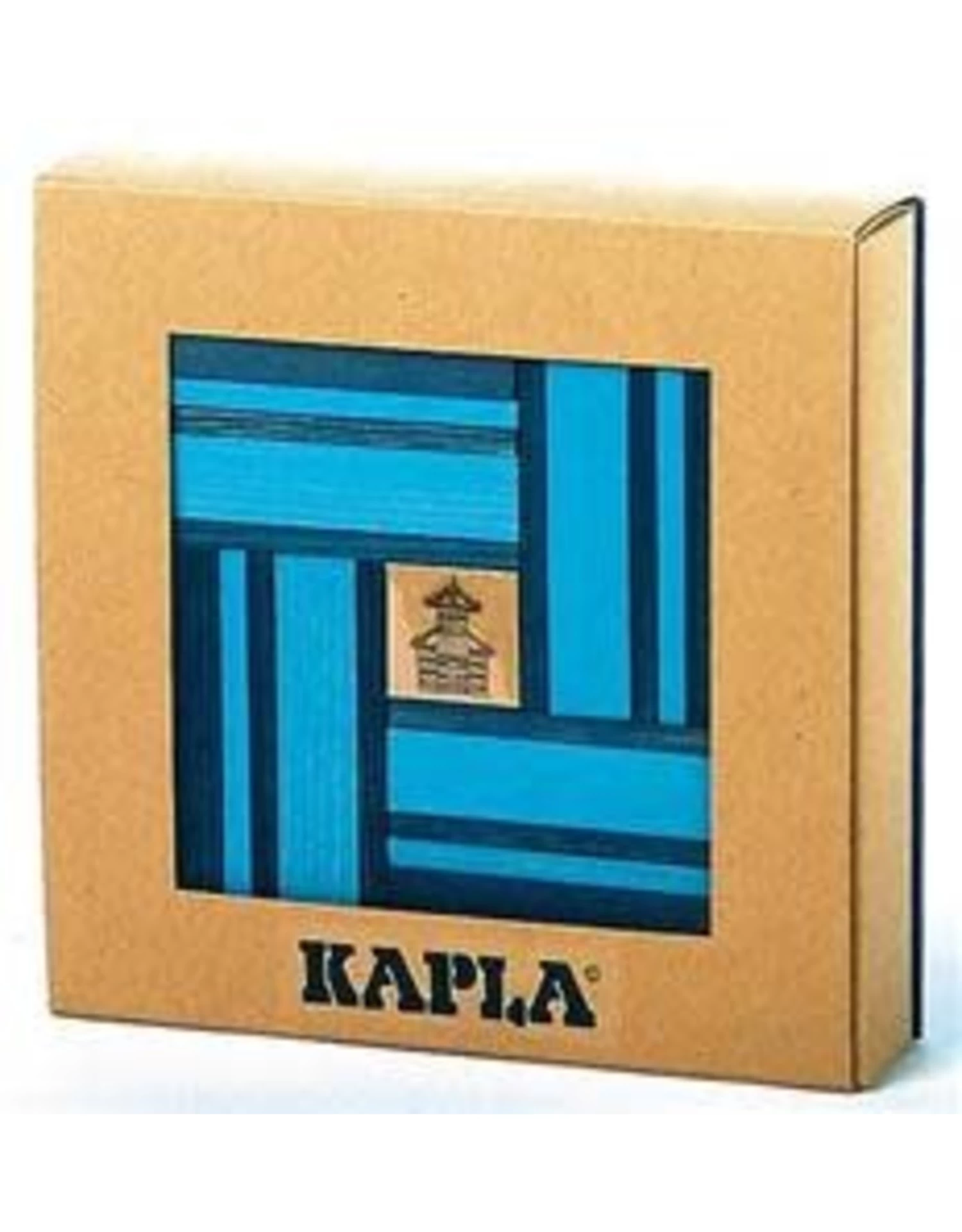 KAPLA 40 Nr 21 Licht-/Donkerblauw Met Boek (verpakt In Doos) 1 KAPLA 40 Nr 21 Licht-/Donkerblauw Met Boek (verpakt In Doos)