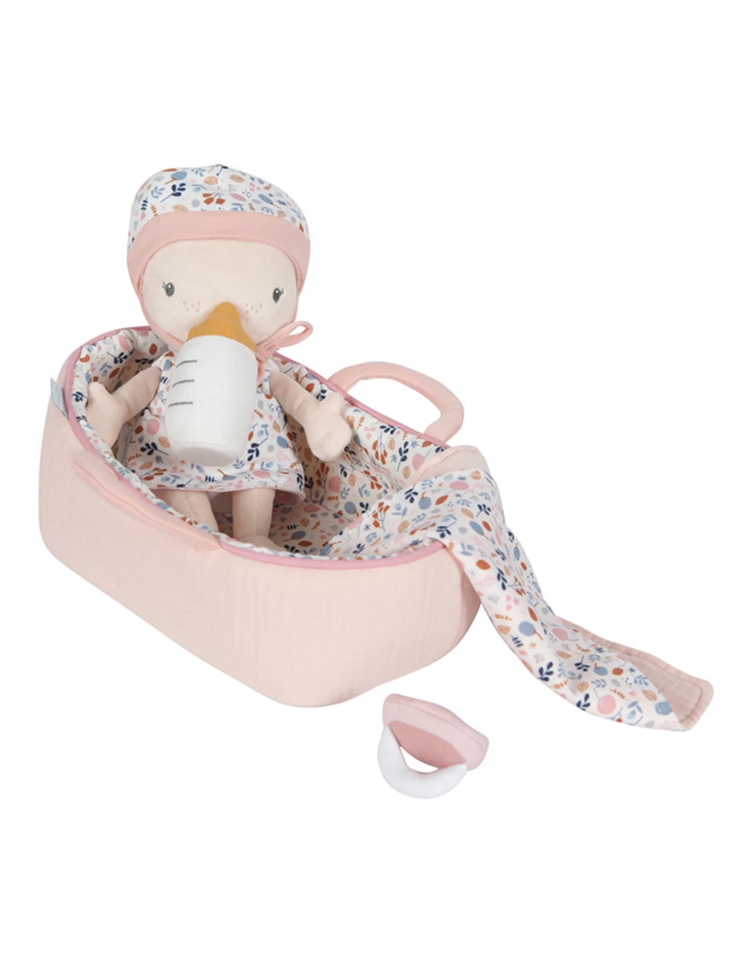 Little Dutch LD4528 Babypop Rosa Met Reiswieg 4 Little Dutch LD4528 Babypop Rosa Met Reiswieg - Afbeelding 4