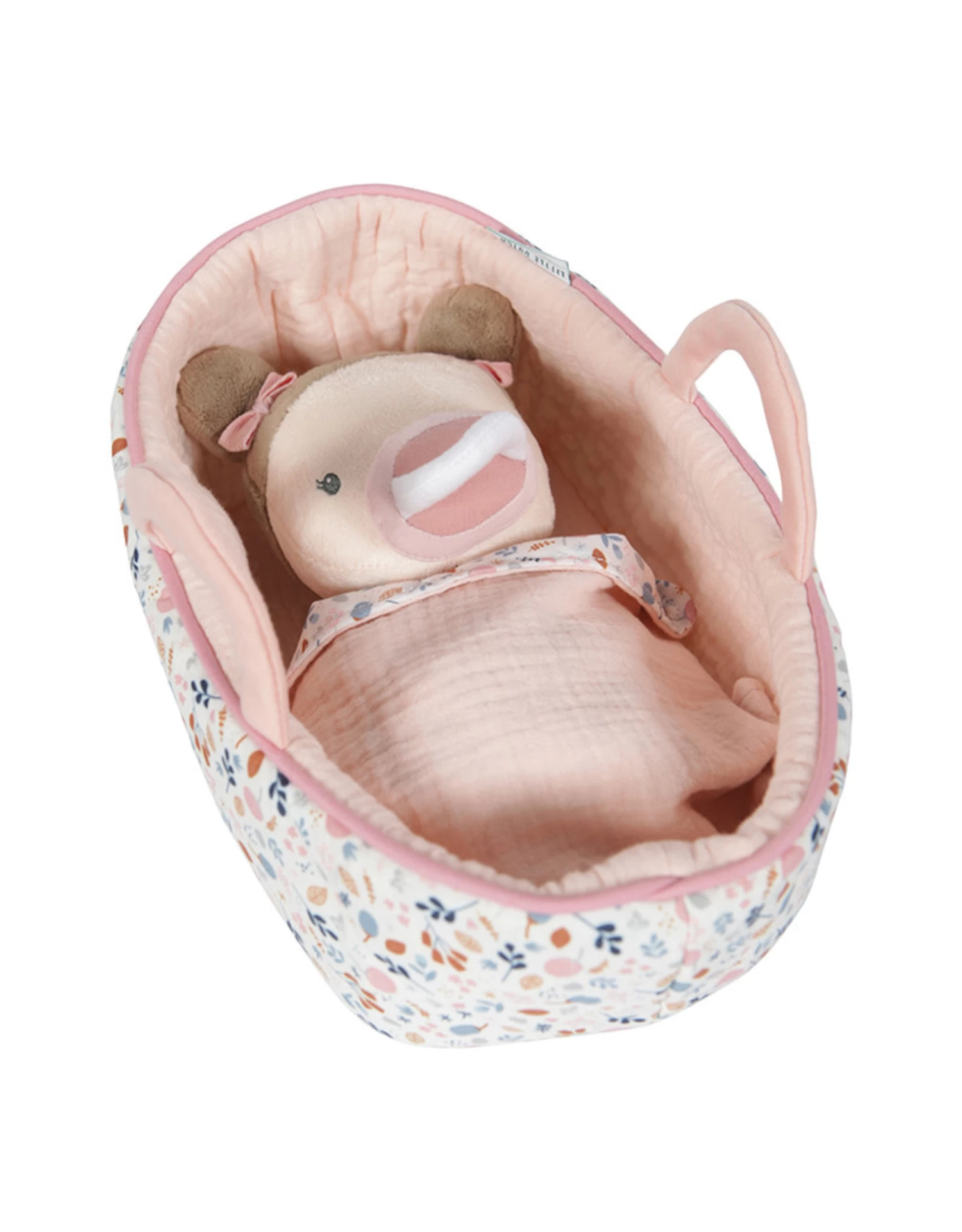 Little Dutch LD4528 Babypop Rosa Met Reiswieg 5 Little Dutch LD4528 Babypop Rosa Met Reiswieg - Afbeelding 5