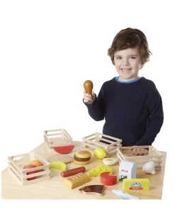 Melissa & Doug Melissa&Doug 10271 Houten Kratten Met Etenswaren -Kinderen Verkoop melissa doug melissa doug 10271 houten kratten met 4