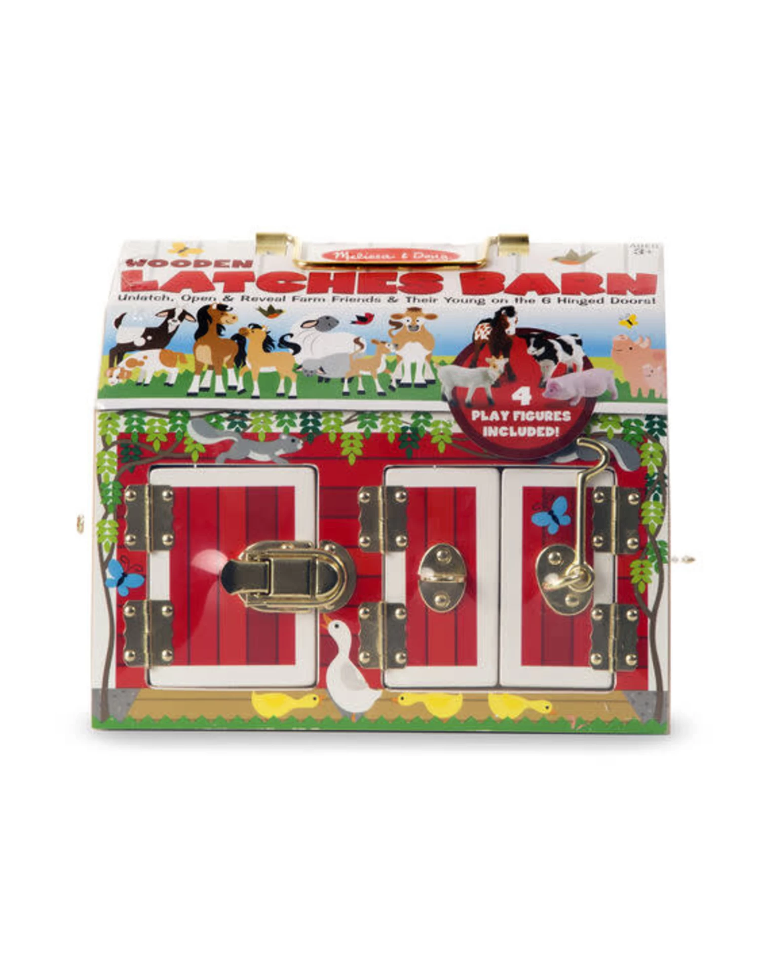 Melissa & Doug Melissa&Doug 12564 Houten Boerderij Met Sloten En 4 Boerderijdieren 2 Melissa & Doug Melissa&Doug 12564 Houten Boerderij Met Sloten En 4 Boerderijdieren - Afbeelding 2