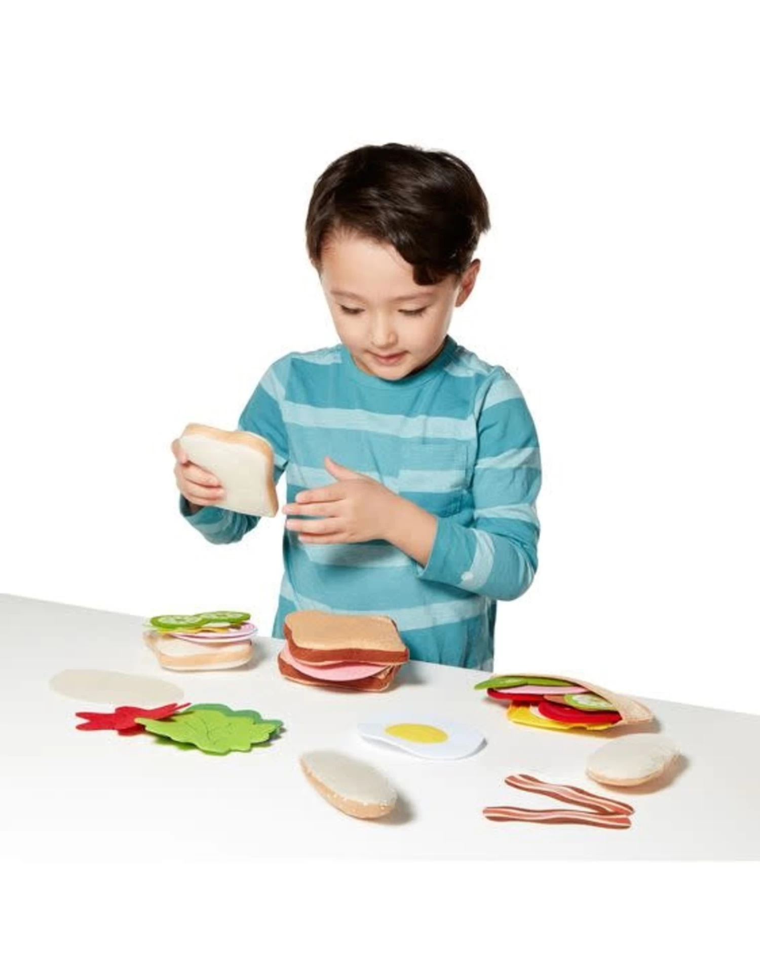 Melissa & Doug Melissa&Doug 13954 Vilten Sandwichset 3 Melissa & Doug Melissa&Doug 13954 Vilten Sandwichset - Afbeelding 3