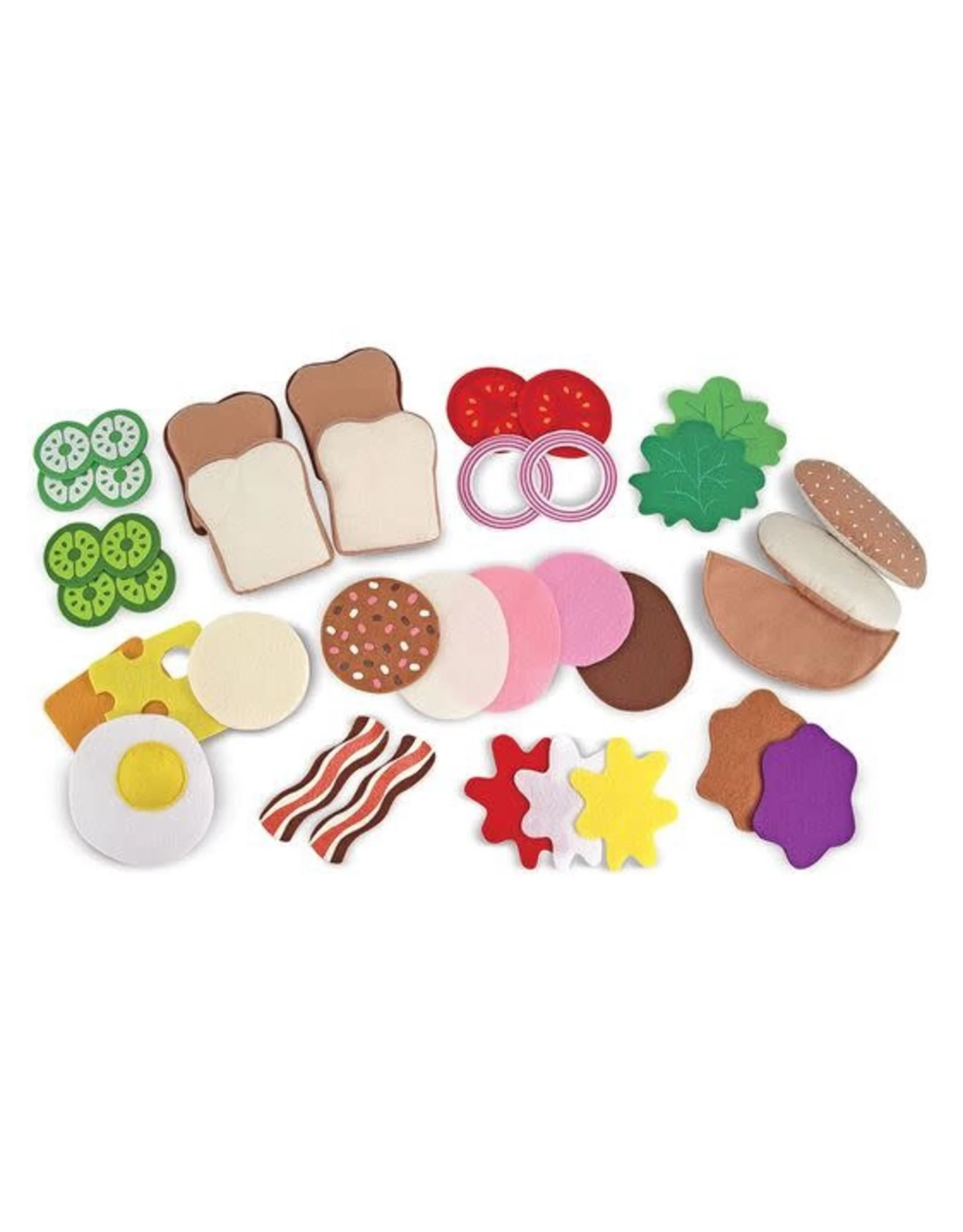 Melissa & Doug Melissa&Doug 13954 Vilten Sandwichset 1 Melissa & Doug Melissa&Doug 13954 Vilten Sandwichset