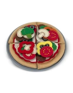 Melissa & Doug Melissa&Doug 13974 Vilten Pizzaset (42-delig)