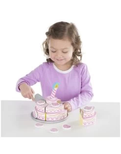 Melissa & Doug Melissa&Doug 14069 Houten Verjaardagstaart Met 3 Lagen (20-delig) -Kinderen Verkoop melissa doug melissa doug 14069 houten verjaardags 2