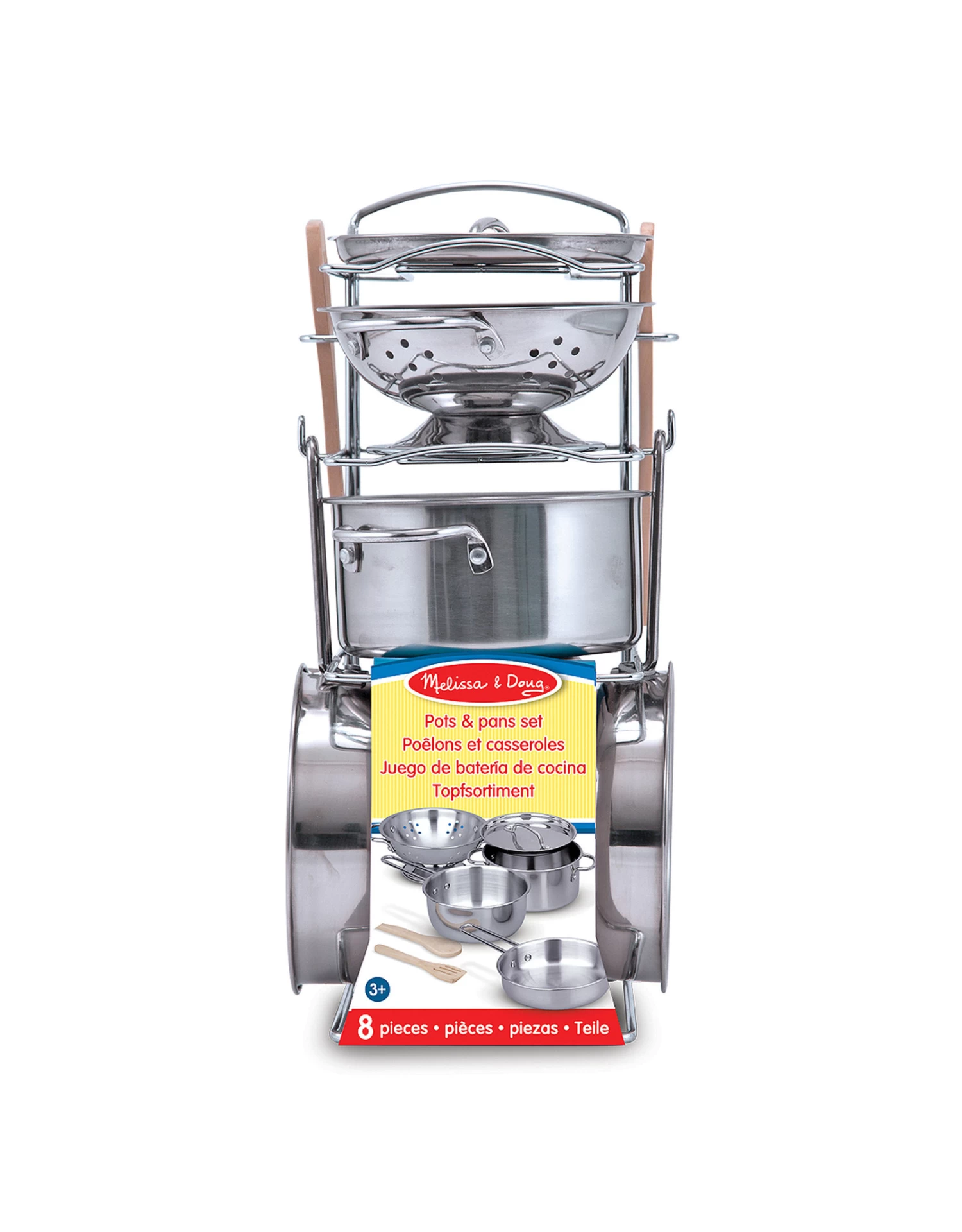 Melissa & Doug Melissa&Doug 14265 Kookpannen Set 2 Melissa & Doug Melissa&Doug 14265 Kookpannen Set - Afbeelding 2