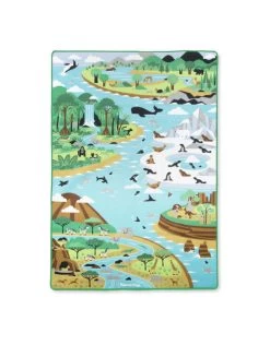 Melissa & Doug Melissa&Doug 15192 Jumbo Speelkleed Leefgebieden Dieren (147 Cm X 200 Cm)