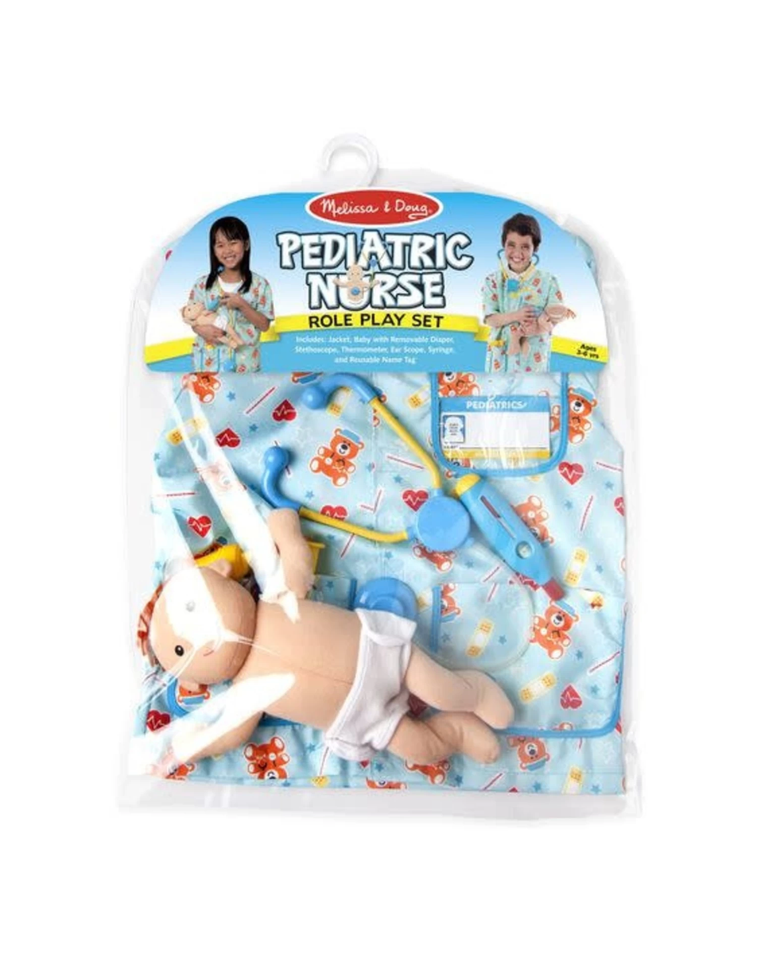 Melissa & Doug Melissa&Doug 18519 Kinderverpleegkundige Verkleedset 2 Melissa & Doug Melissa&Doug 18519 Kinderverpleegkundige Verkleedset - Afbeelding 2