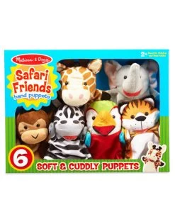 Melissa & Doug Melissa&Doug 19118 Handpoppen Safari Vriendjes -Kinderen Verkoop melissa doug melissa doug 19118 handpoppen safari 2