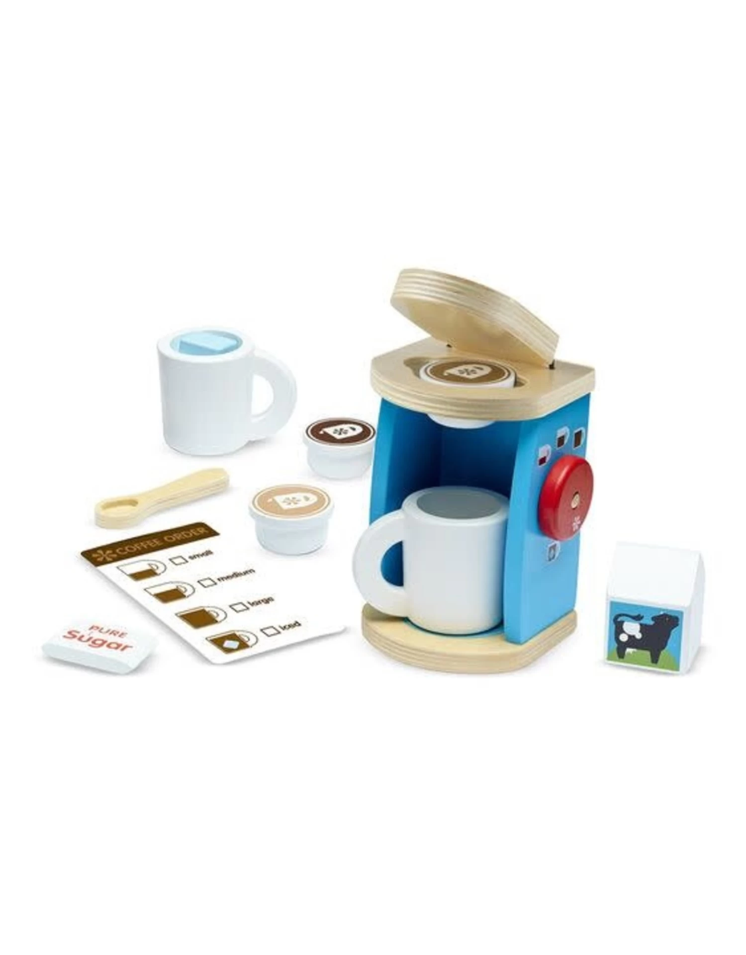 Melissa & Doug Melissa&Doug 19842 Houten Koffieset 1 Melissa & Doug Melissa&Doug 19842 Houten Koffieset