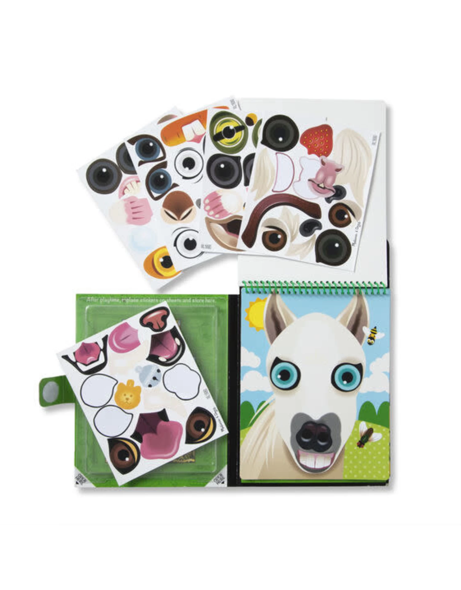 Melissa & Doug Melissa&Doug 40512 Herbruikbare Stickers: Maak Een Gezicht - Huisdieren 3 Melissa & Doug Melissa&Doug 40512 Herbruikbare Stickers: Maak Een Gezicht - Huisdieren - Afbeelding 3