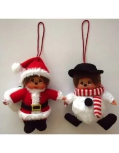 Monchhichi Kersthanger Assorti 10cm