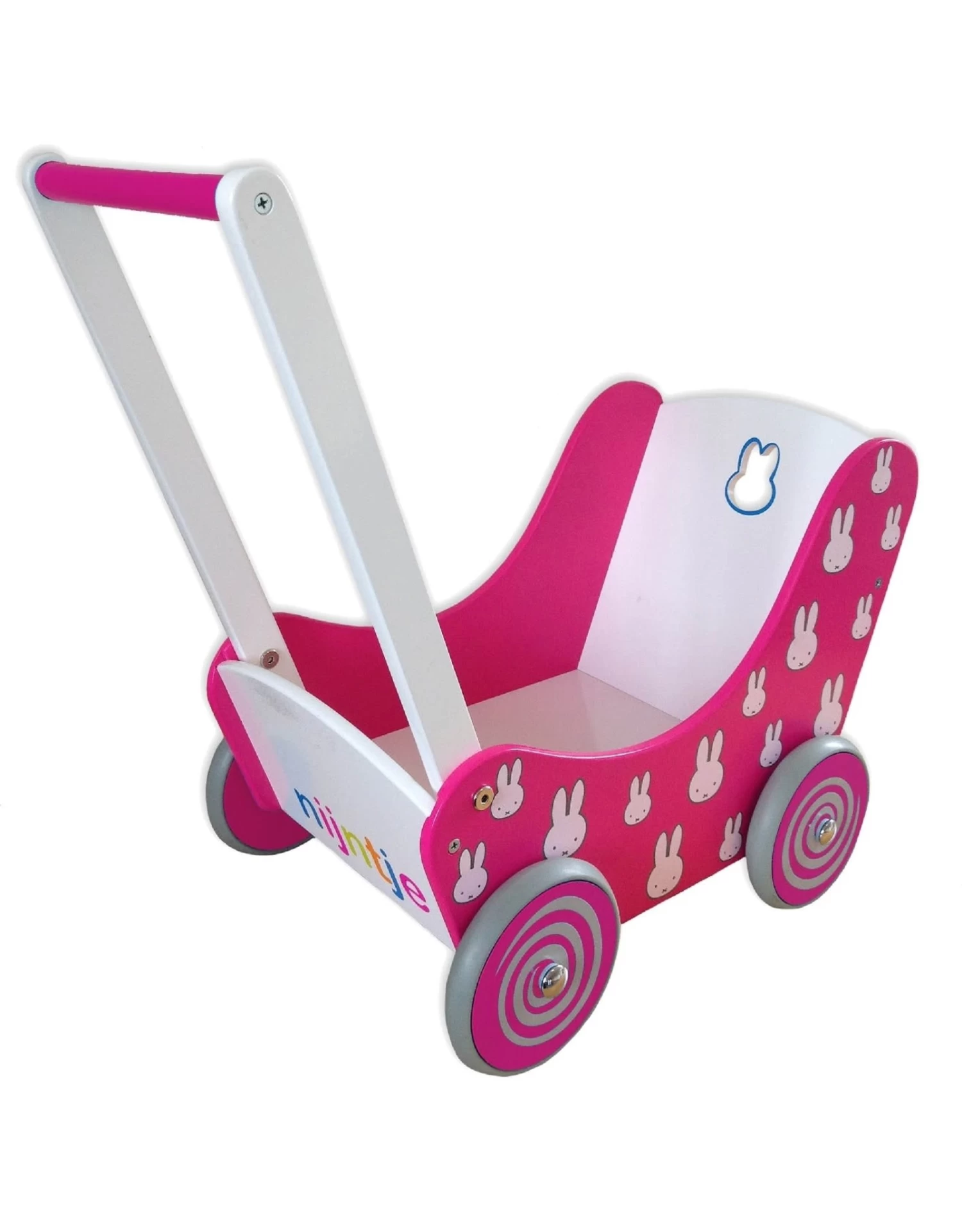 Nijntje Poppenwagen Hout 1 Nijntje Poppenwagen Hout