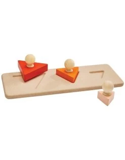 Plan Toys Triangle Matching Puzzle - Driekhoek Vormen Puzzel