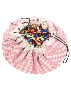 Play&Go Play & Go Speelkleed/Opbergzak - Pink Diamonds - 140cm