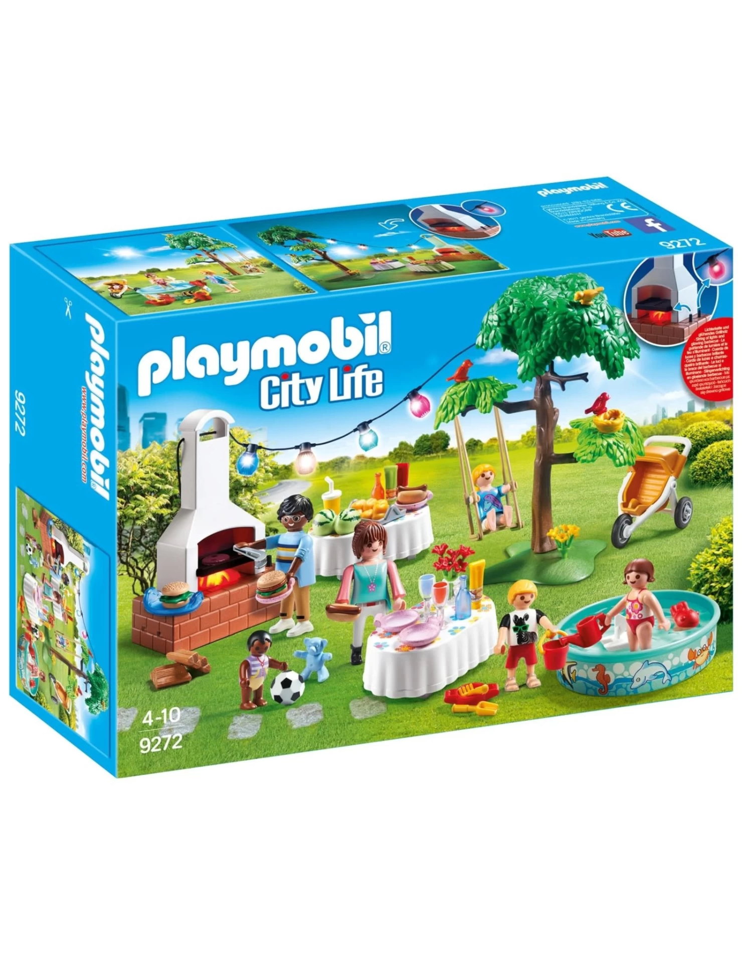 Playmobil City Life 9272 Familiefeest Met Barbecue 1 Playmobil City Life 9272 Familiefeest Met Barbecue