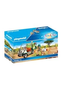 Playmobil Family Fun 70346 Dierenverzorger Met Voertuig