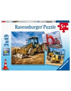Ravensburger Bouwmachines Aan Het Werk 3X49
