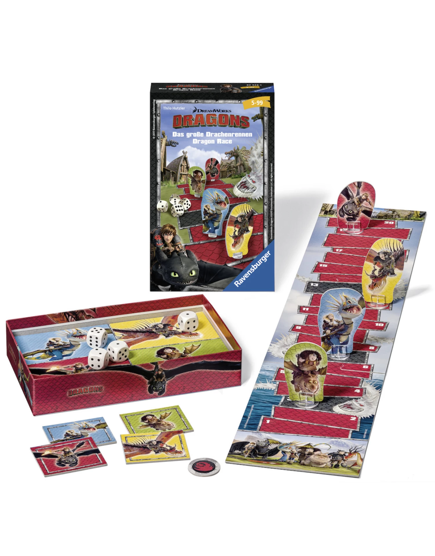 Ravensburger Dragon Race 2 Ravensburger Dragon Race - Afbeelding 2