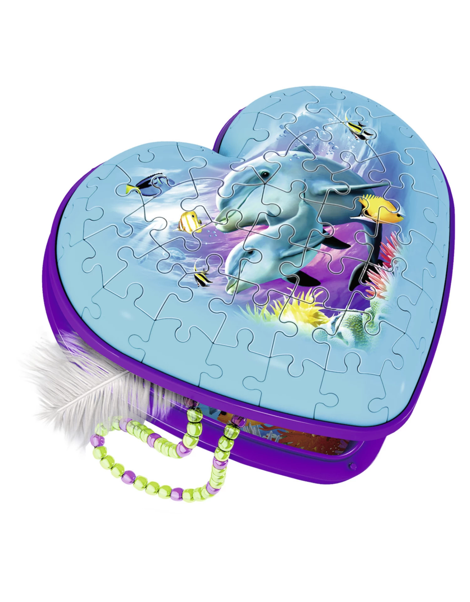 Ravensburger Heartbox Dolphin - Girly Girl 2 Ravensburger Heartbox Dolphin - Girly Girl - Afbeelding 2