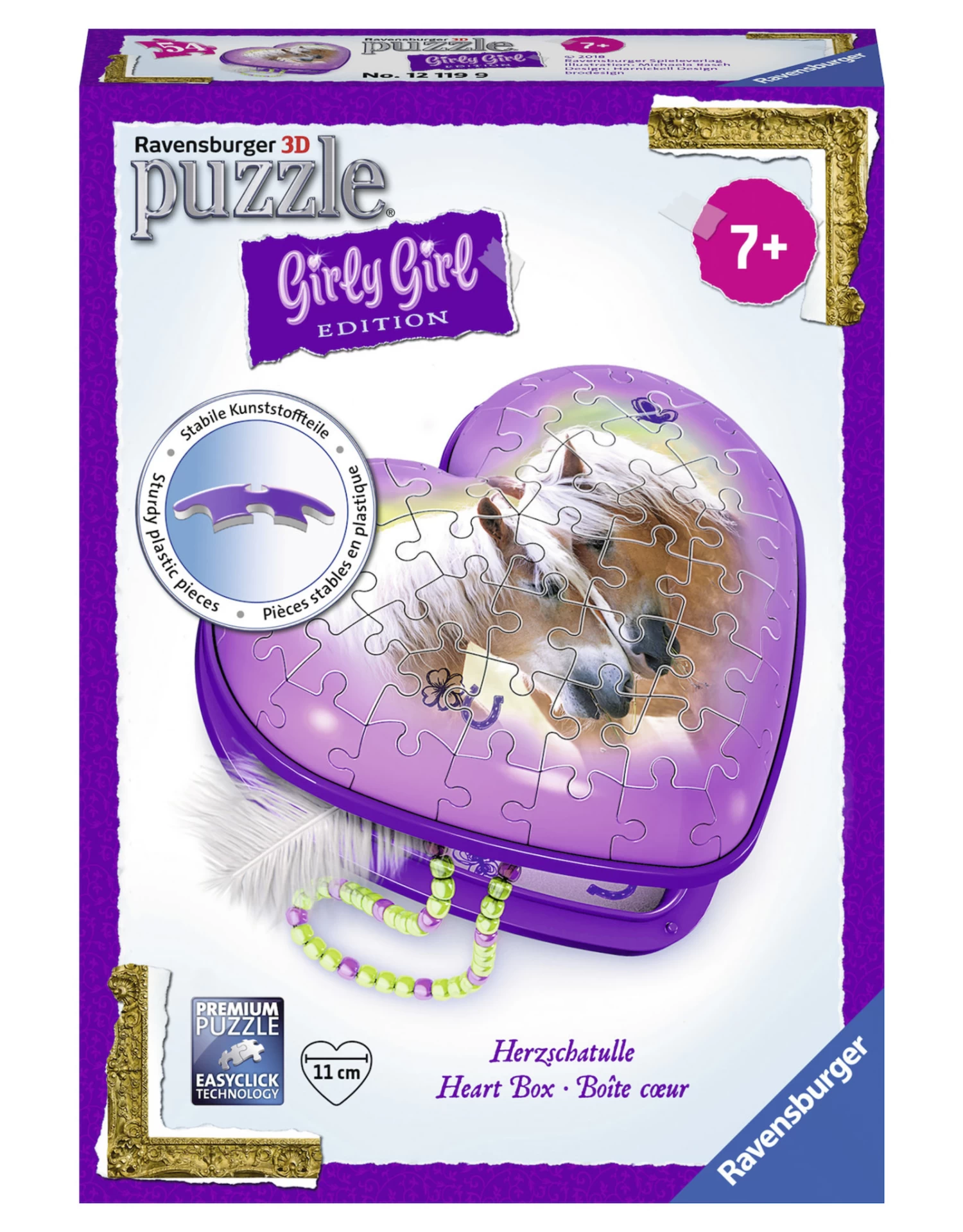 Ravensburger Heartbox Horse - Girly Girl 1 Ravensburger Heartbox Horse - Girly Girl