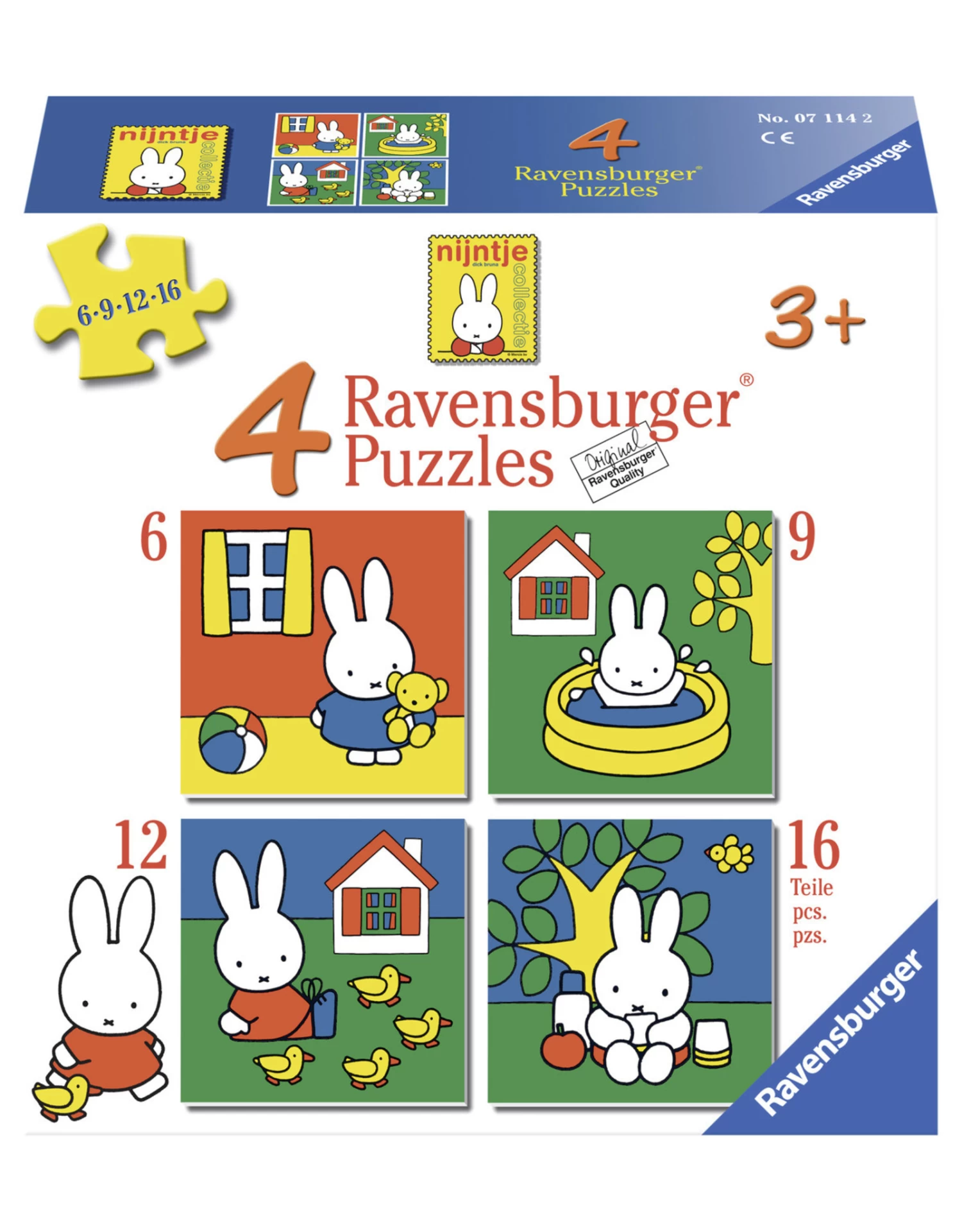 Ravensburger Nijntje - First Puzzle 6+9+12 1 Ravensburger Nijntje - First Puzzle 6+9+12