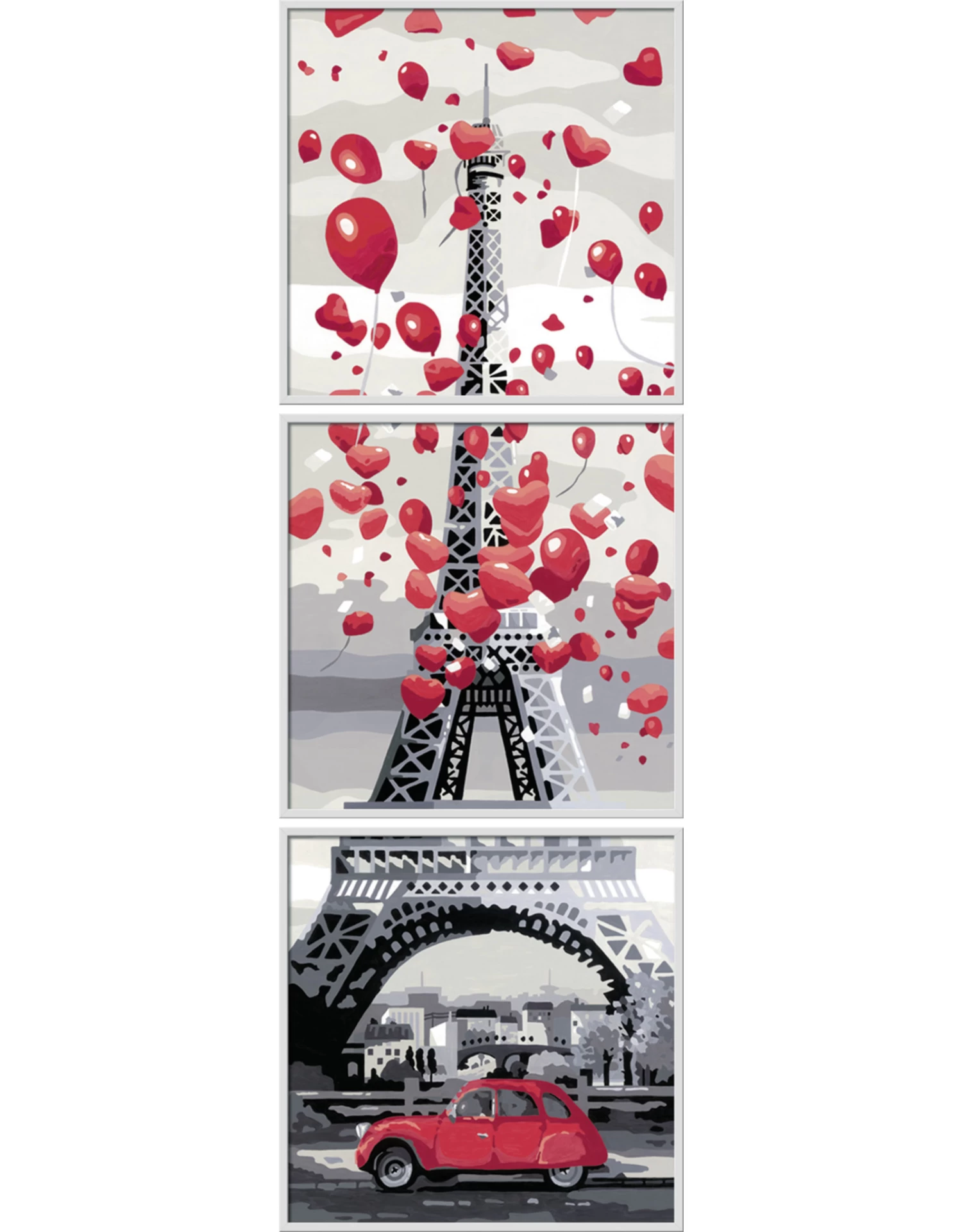 Ravensburger Paris Je T'Aime Tryptichon A 2 Ravensburger Paris Je T'Aime Tryptichon A - Afbeelding 2
