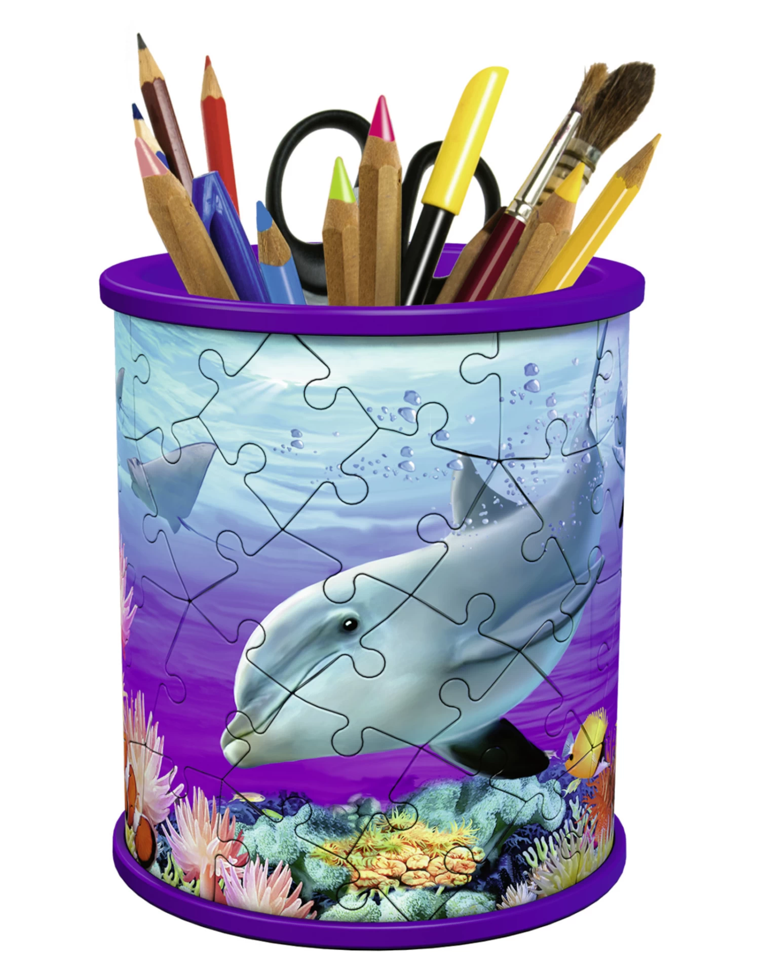 Ravensburger Pencilcup Dolphin - Girly Girl 2 Ravensburger Pencilcup Dolphin - Girly Girl - Afbeelding 2