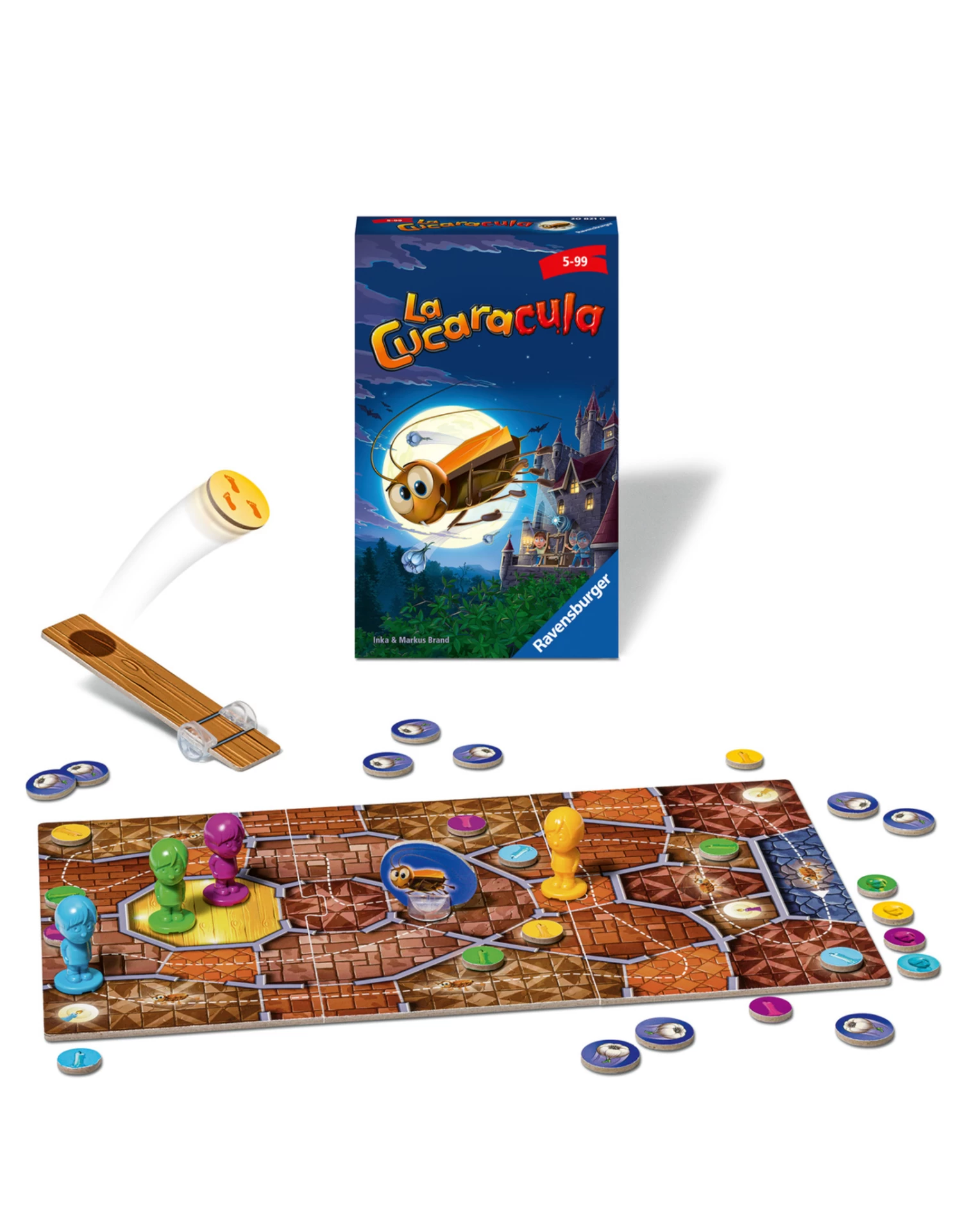 Ravensburger 208210 La Cucaracula – Pocketspel 2 Ravensburger 208210 La Cucaracula – Pocketspel - Afbeelding 2
