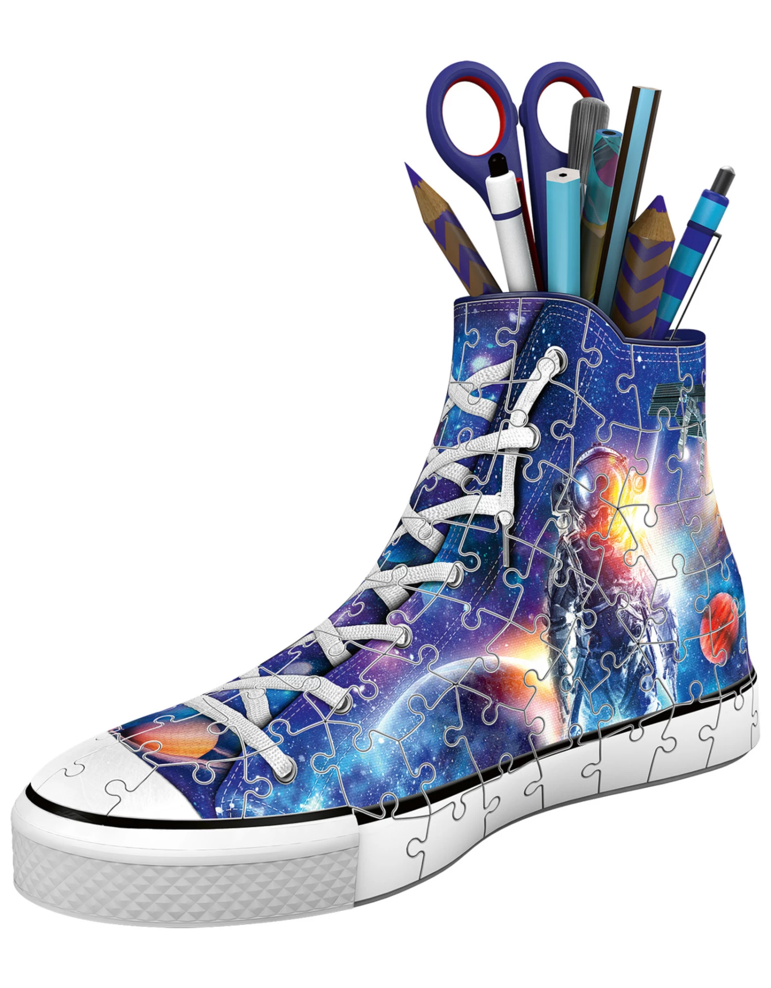 Ravensburger 3D Puzzel 112517 Sneaker Astronauts / Galaxy (108 Stukjes) 2 Ravensburger 3D Puzzel 112517 Sneaker Astronauts / Galaxy (108 Stukjes) - Afbeelding 2