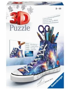 Ravensburger 3D Puzzel 112517 Sneaker Astronauts / Galaxy (108 Stukjes)