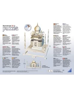 Ravensburger 3D Puzzel 125647 Taj Mahal - 216 Stukjes -Kinderen Verkoop ravensburger ravensburger 3d puzzel 125647 taj mah 4