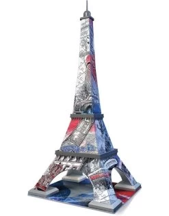 Ravensburger 3D Puzzel 125807 Eiffeltoren Flag Edition - 216 Stukjes