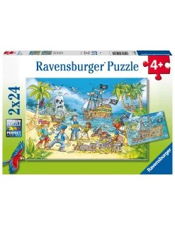 Ravensburger Puzzel 050895 Avontureneiland (2x24 Stukjes)