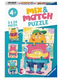 Ravensburger Puzzel 051359 Grappige Monsters (3x24 Stukjes)
